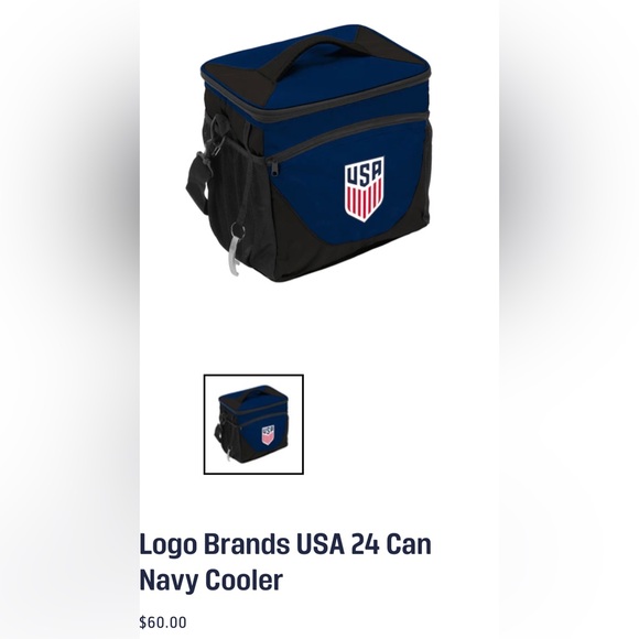 Logo Brands USA National Team 24-Can Cooler - Navy, Navy Officially Licensed - Picture 12 of 12
